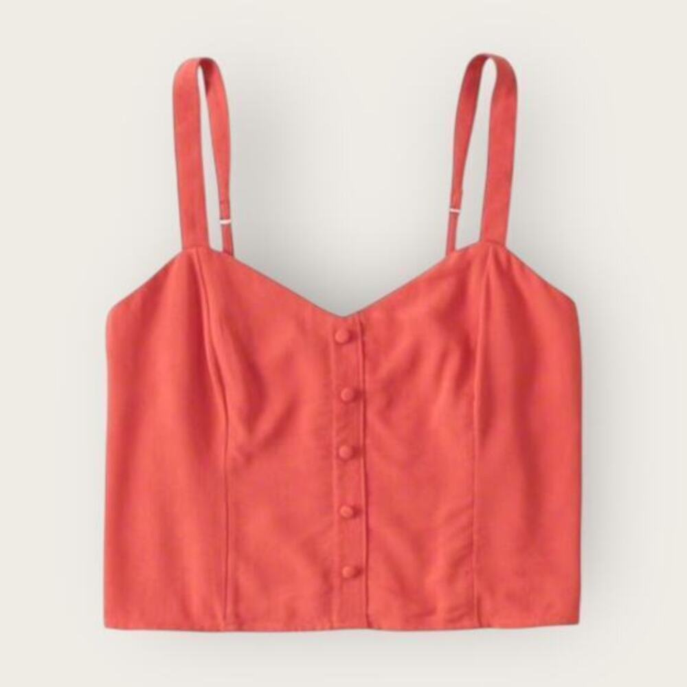 Abercrombie & Fitch Cropped Sweetheart Cami